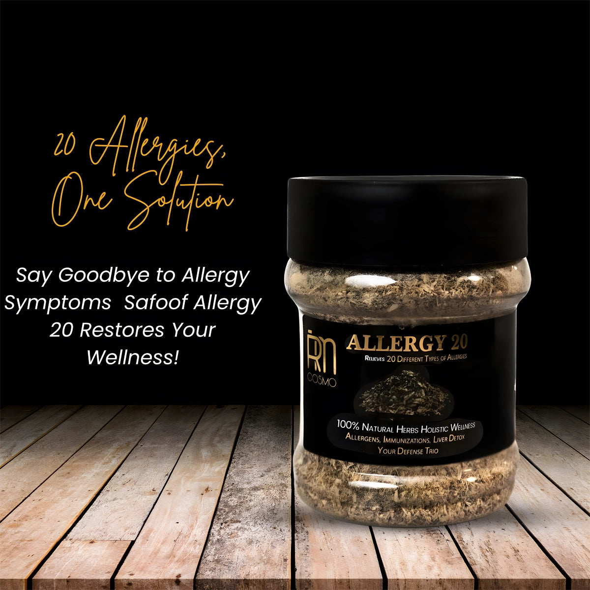 Safoof Allergy 20 – Natural Herbal Remedy for 20 Types of Allergies